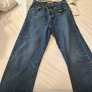 Levis Ribcage Straight Ankle